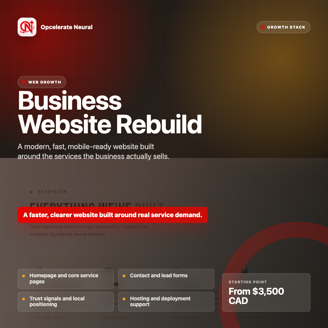 Business Website Rebuild