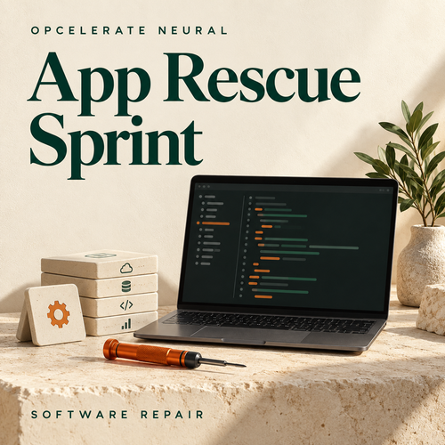 Opcelerate Neural App Rescue Sprint product cover: software repair