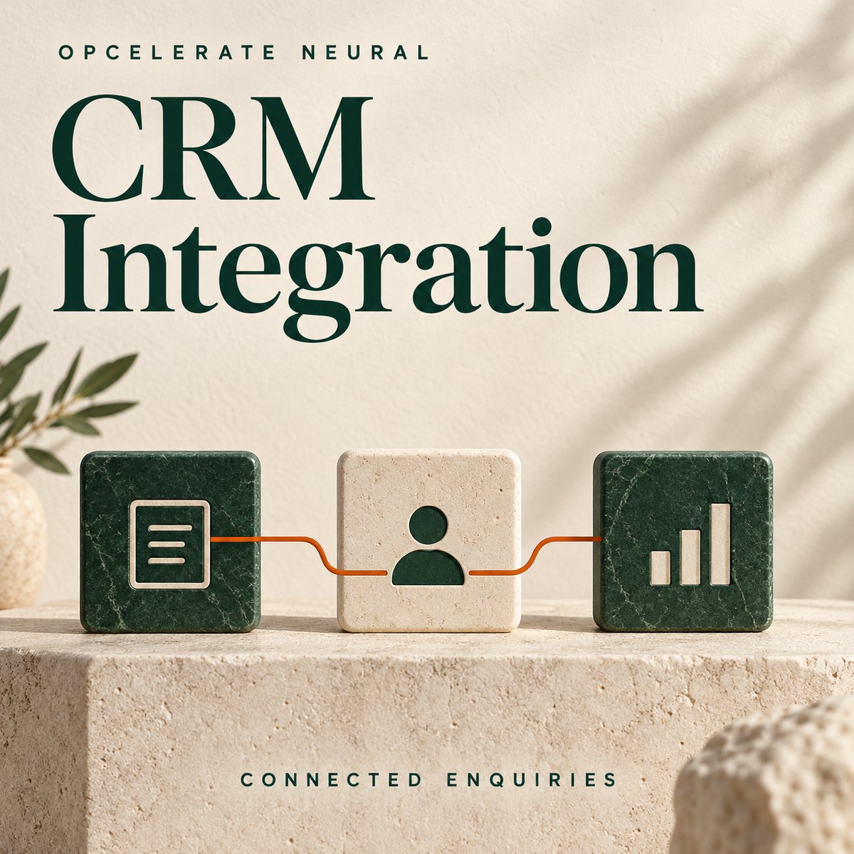Opcelerate Neural CRM Integration product cover: connected enquiries