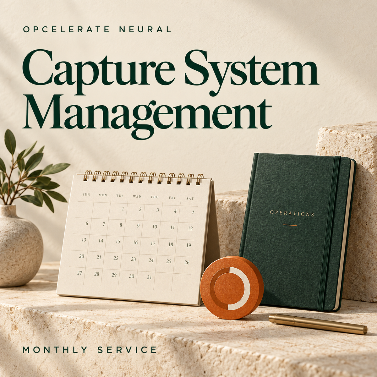 Opcelerate Neural Capture System product cover: monthly service