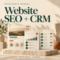 Opcelerate Neural Website SEO CRM Launch product cover: business launch
